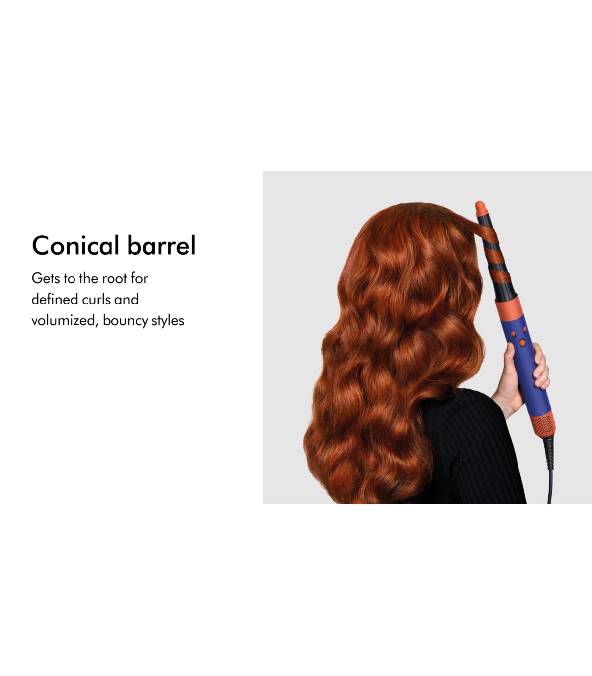 ایرپ بنفش نارنجی بلوتوثی دایسون Dyson Vinca Blue Airwrap - Image 2