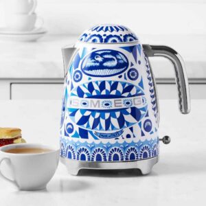 کتری برقی دولچه گابانا مدل KLF03 طرح آبی مدیترانه ای