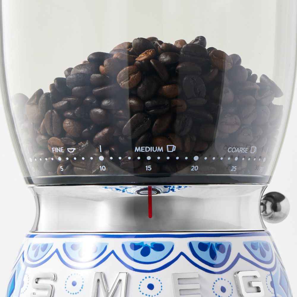 آسیاب قهوه دولچه گابانا اسمگ مدل CGF01 طرح آبی مدیترانه ای