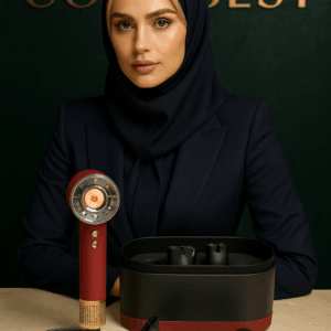 سشوار هوشمند دایسون مدل Dyson Supersonic Nural HD16 Red Velvet/Gold (زرشکی/طلایی)